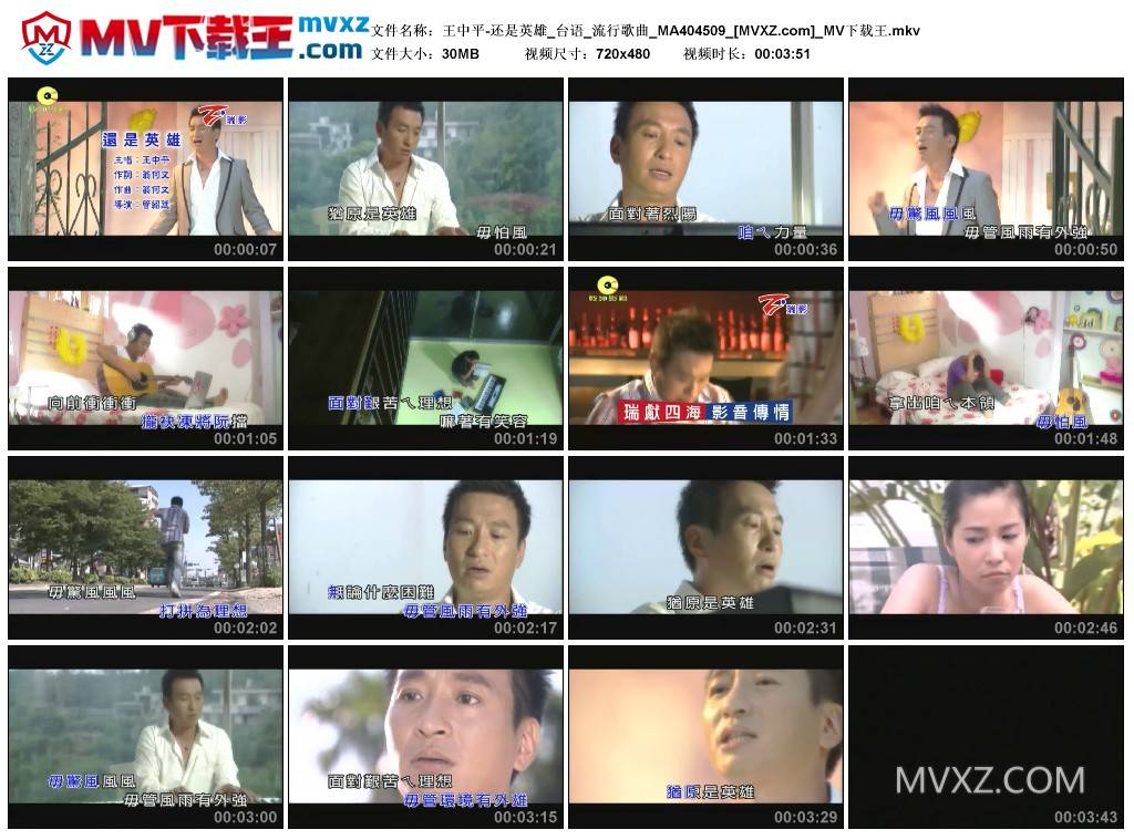 王中平-还是英雄_台语_流行歌曲_MA404509